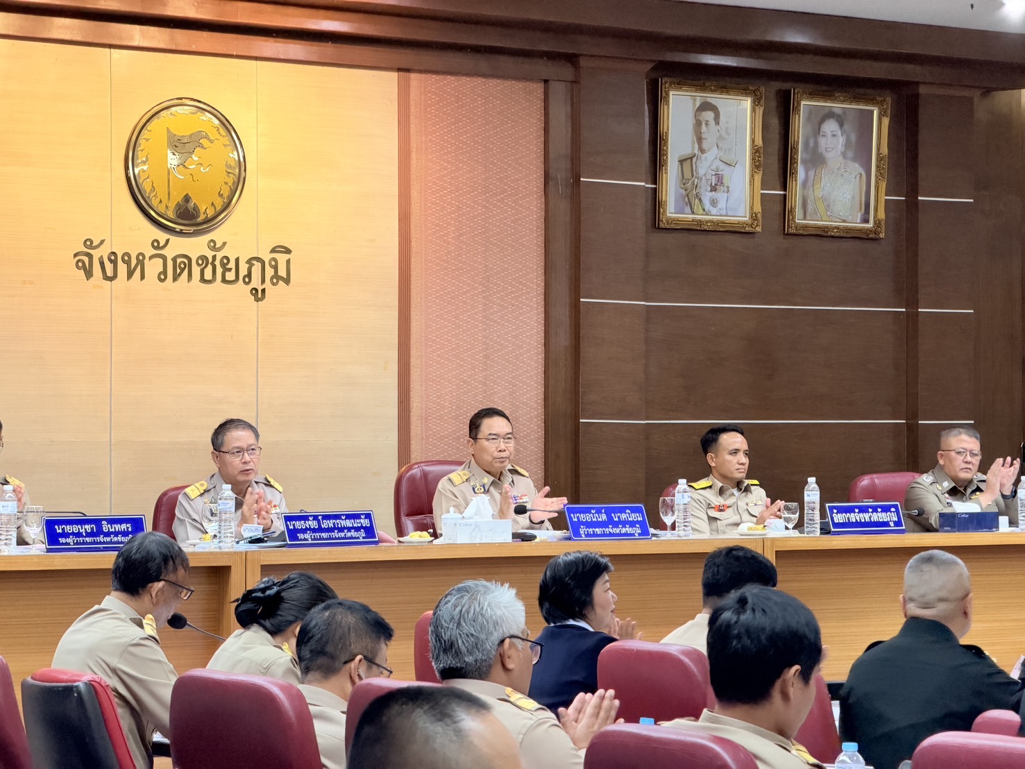 จังหวัดชัยภูมิ ประชุมคณะกรรมการศูนย์อำนวยการป้องกันและปราบปรามยาเสพติด (ศอ.ปส.จ.ชย.) ประจำเดือนตุลาคม 2569